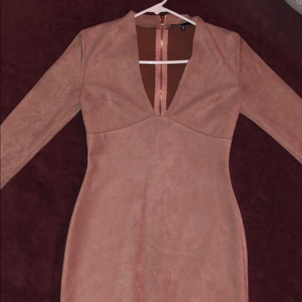 Nude Soft material Dress